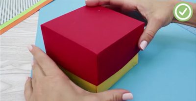 ساختن جعبه کادو به روش ساده