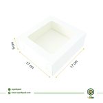 جعبه کوکی و شیرینی ۱۷در ۱۷ ارتفاع5