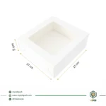 جعبه کوکی و شیرینی 21 در 21 ارتفاع 5