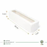 جعبه ماکارون و موچی 28 در 7 ارتفاع 5 - با مقسم7*7, 1000 عدد