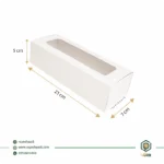 جعبه ماکارون و موچی 21 در 7 ارتفاع 5 - مقسم7*7, 1000 عدد