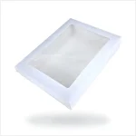 جعبه باقلوا یک کیلو عطف دار سفید