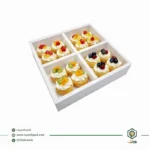 جعبه کوکی و شیرینی 24 در 24 عطف دار ارتفاع 5 - Image 2